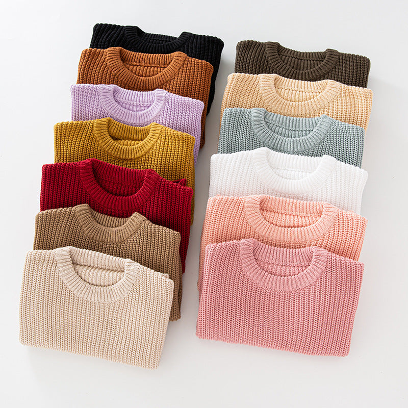 Kid's Knit Pullover Sweater | Hot Selling Kids Clothing