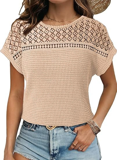 Women's Hollow Breathable T-shirt