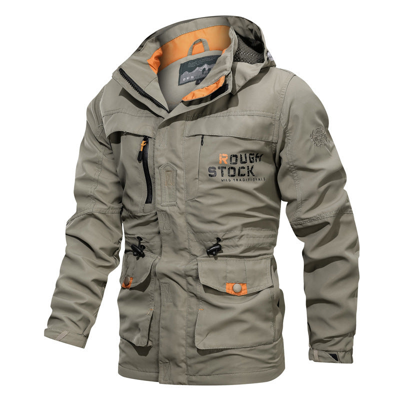 Men's Long Hooded Jacket | Plus Size Outdoor Casual Coat