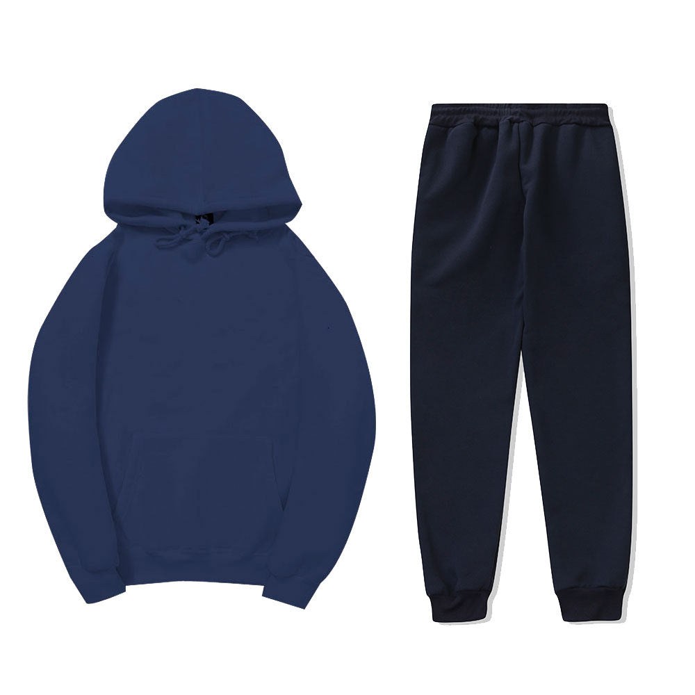 Unisex Solid-Color Hoodie & Sweatpants Set - 12 Colors