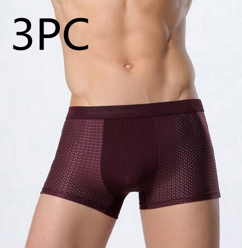 Men's Ice Silk Boxer Briefs | Breathable Mesh Underwear
