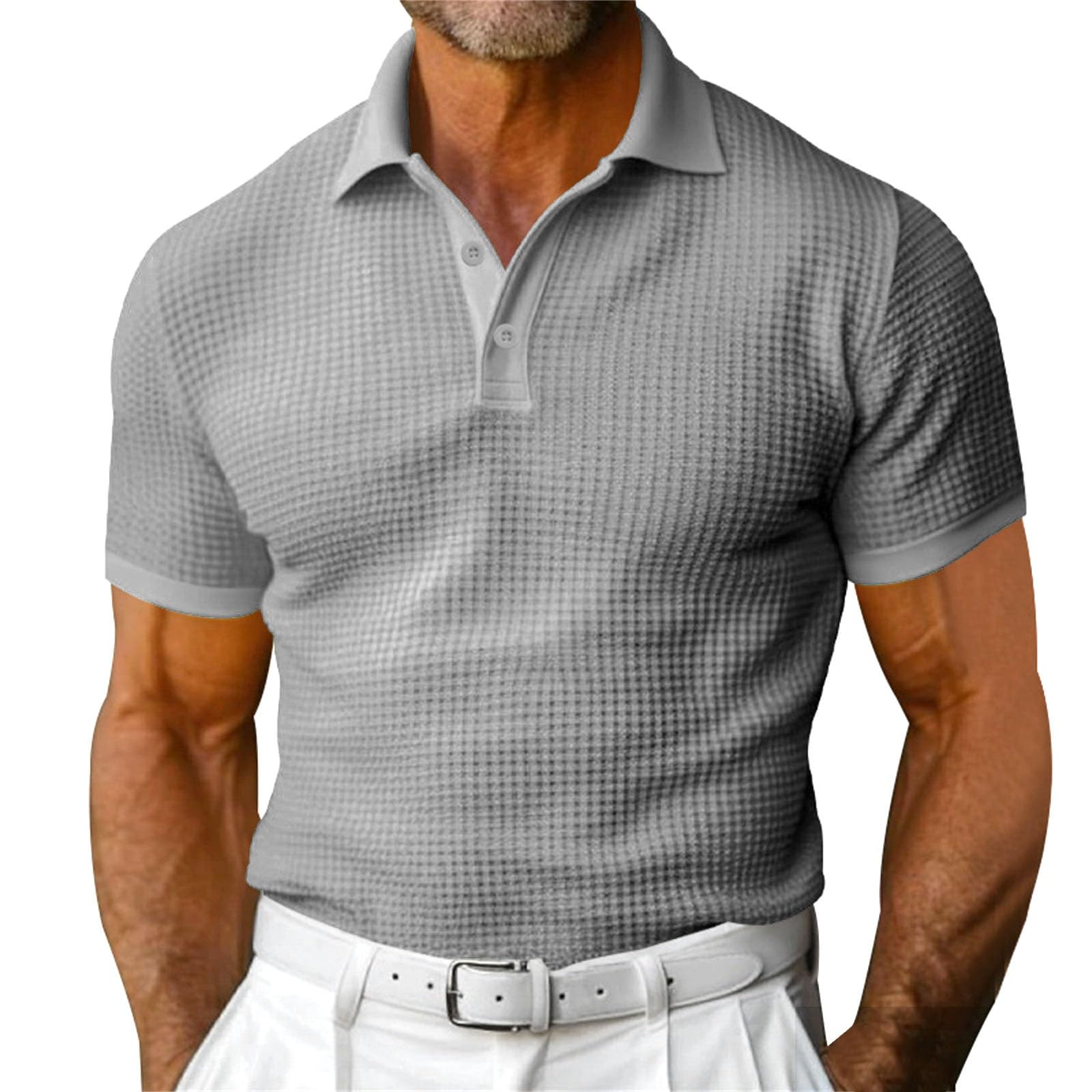 Men’s Slim Fit Short Sleeve Cotton Summer Shirt