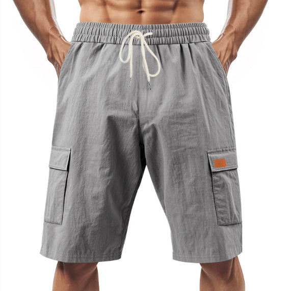 Men's Loose Fit Linen Shorts | Drawstring Sports & Leisure Wear