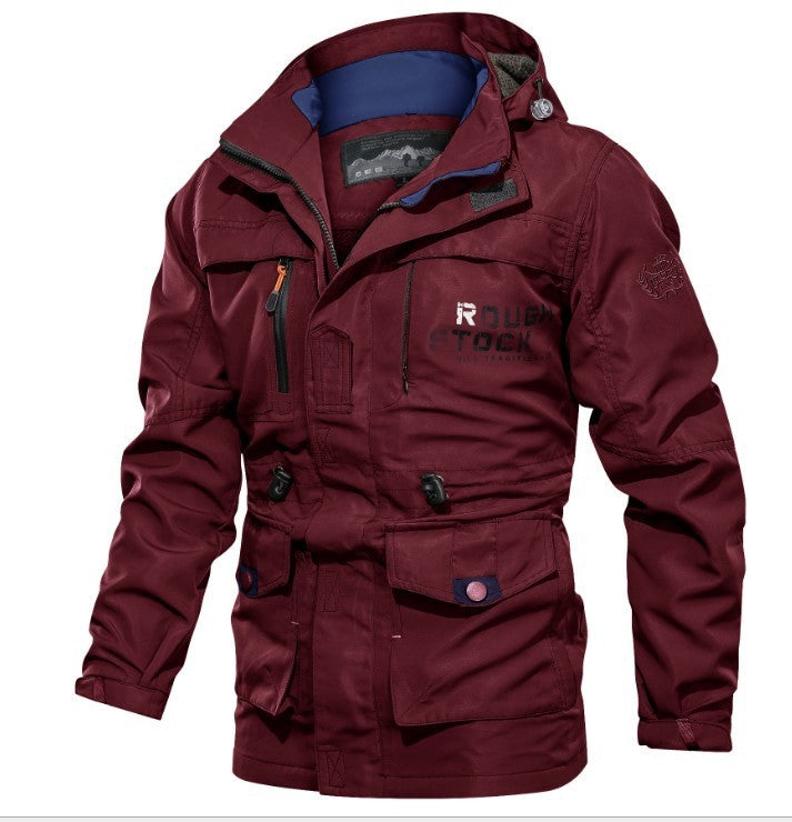 Men's Long Hooded Jacket | Plus Size Outdoor Casual Coat