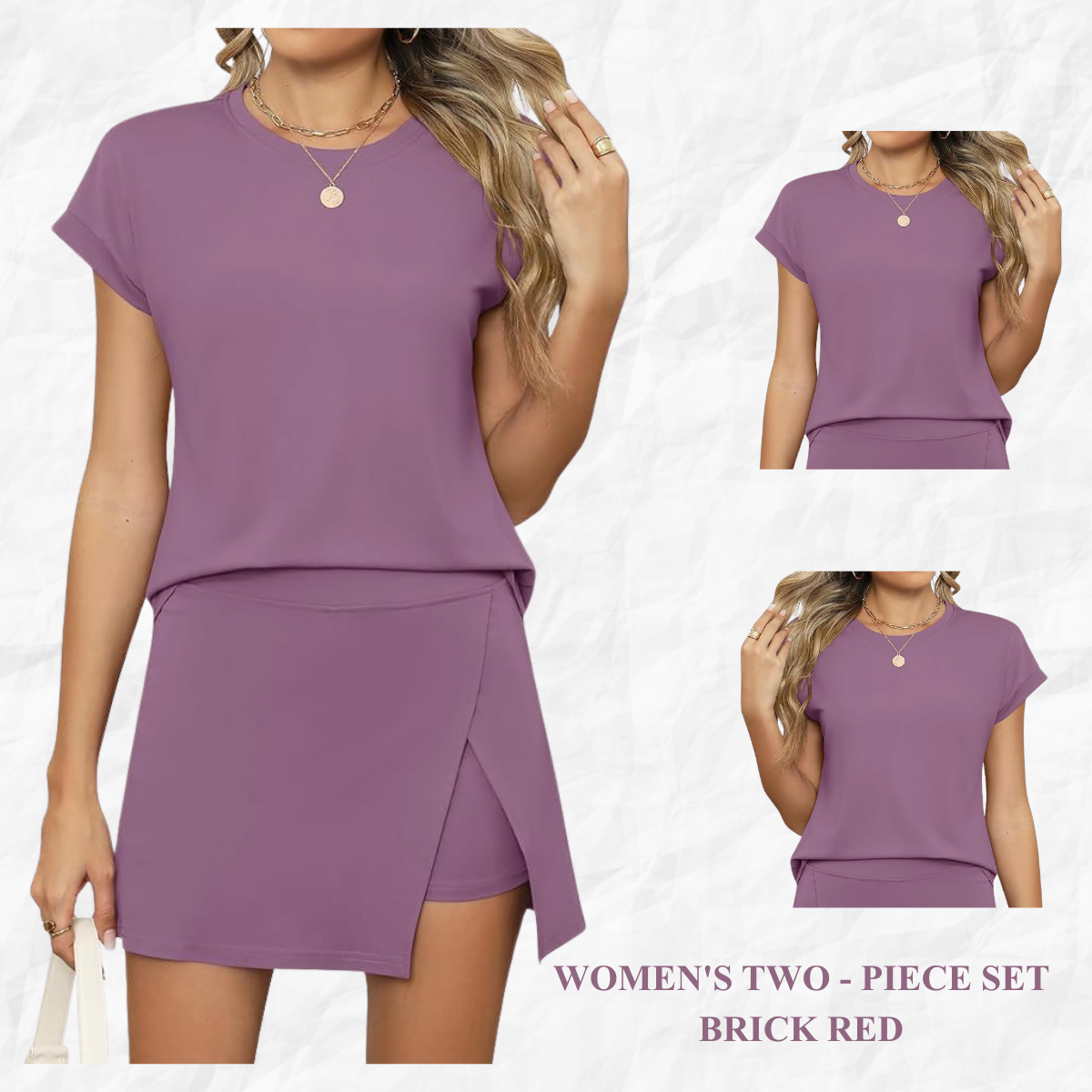 Women's Two-Piece Casual Outfit Set