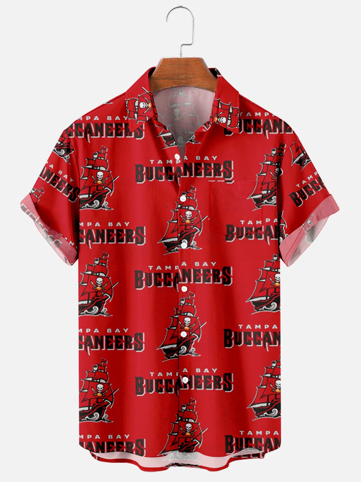 Men's Floral Print Hawaiian Summer Shirt – Short Sleeve Stretch