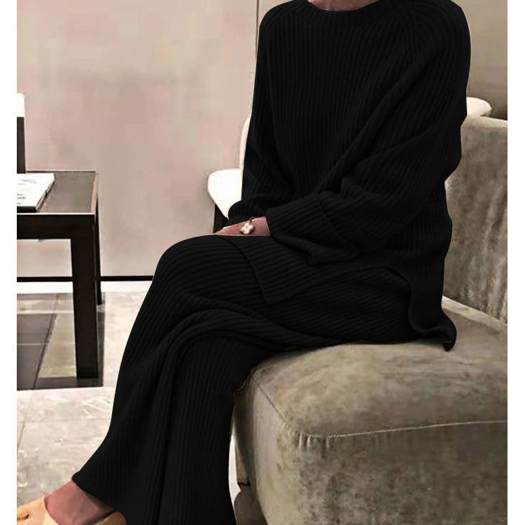 Women's Knit Two-Piece Set | Casual Knitted Sweater Outfit