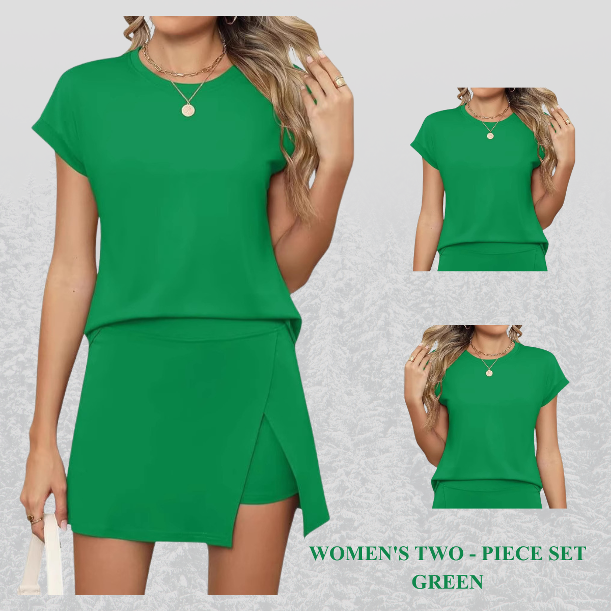 Women's Two-Piece Casual Outfit Set