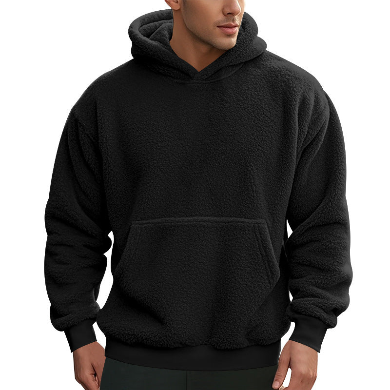 Men’s Double-Sided Velvet Pullover