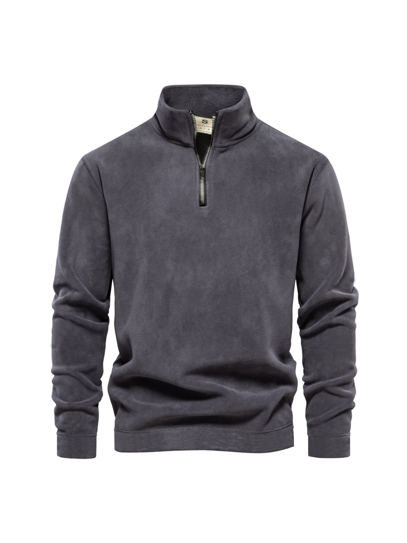 Men’s Polar Fleece Stand Collar Pullover