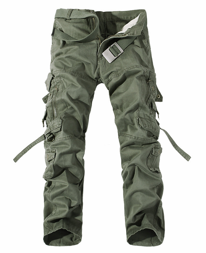 Men's Washed Cargo Pants | Premium Multi-Pocket Design