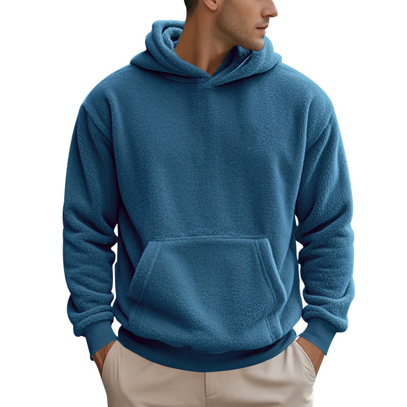 Men’s Double-Sided Velvet Pullover