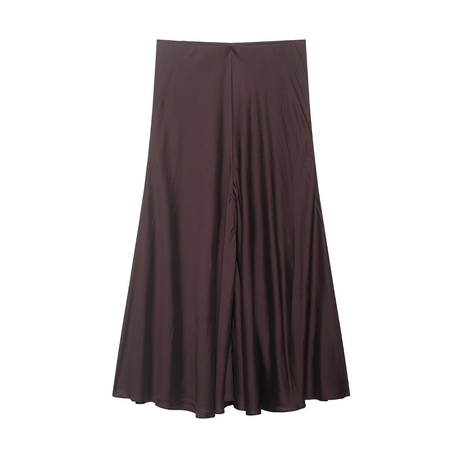 Women's A-Line Midi Skirt - Polyester