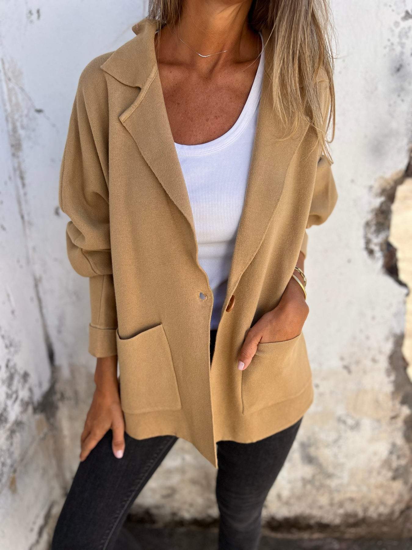 Women's Casual Lapel Jacket