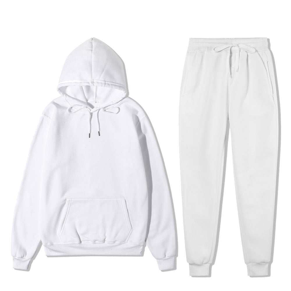 Unisex Solid-Color Hoodie & Sweatpants Set - 12 Colors