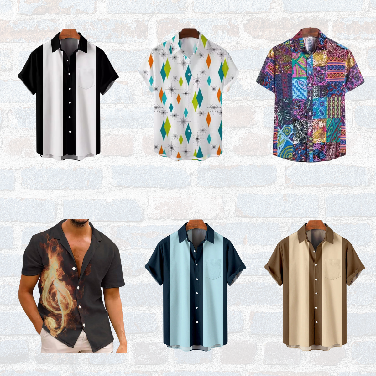 Men's Floral Hawaiian Street Style Shirt – Short Sleeve Summer
