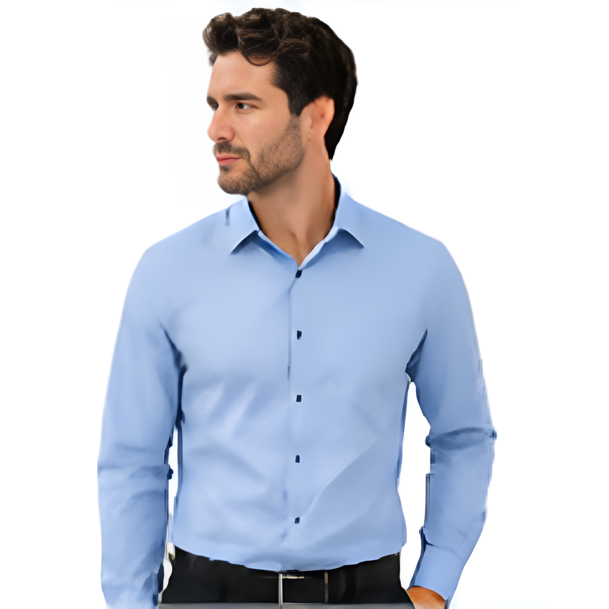 Men's Water-Resistant Long Sleeve Shirt - Stain & Wind Resistant