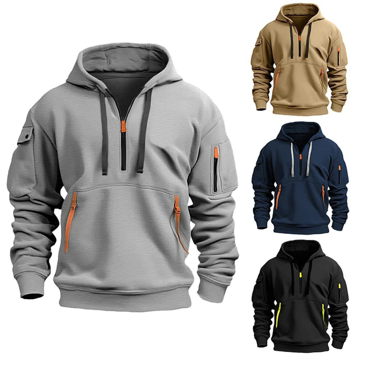 Men’s Drop Shoulder Hoodie Sweatshirt
