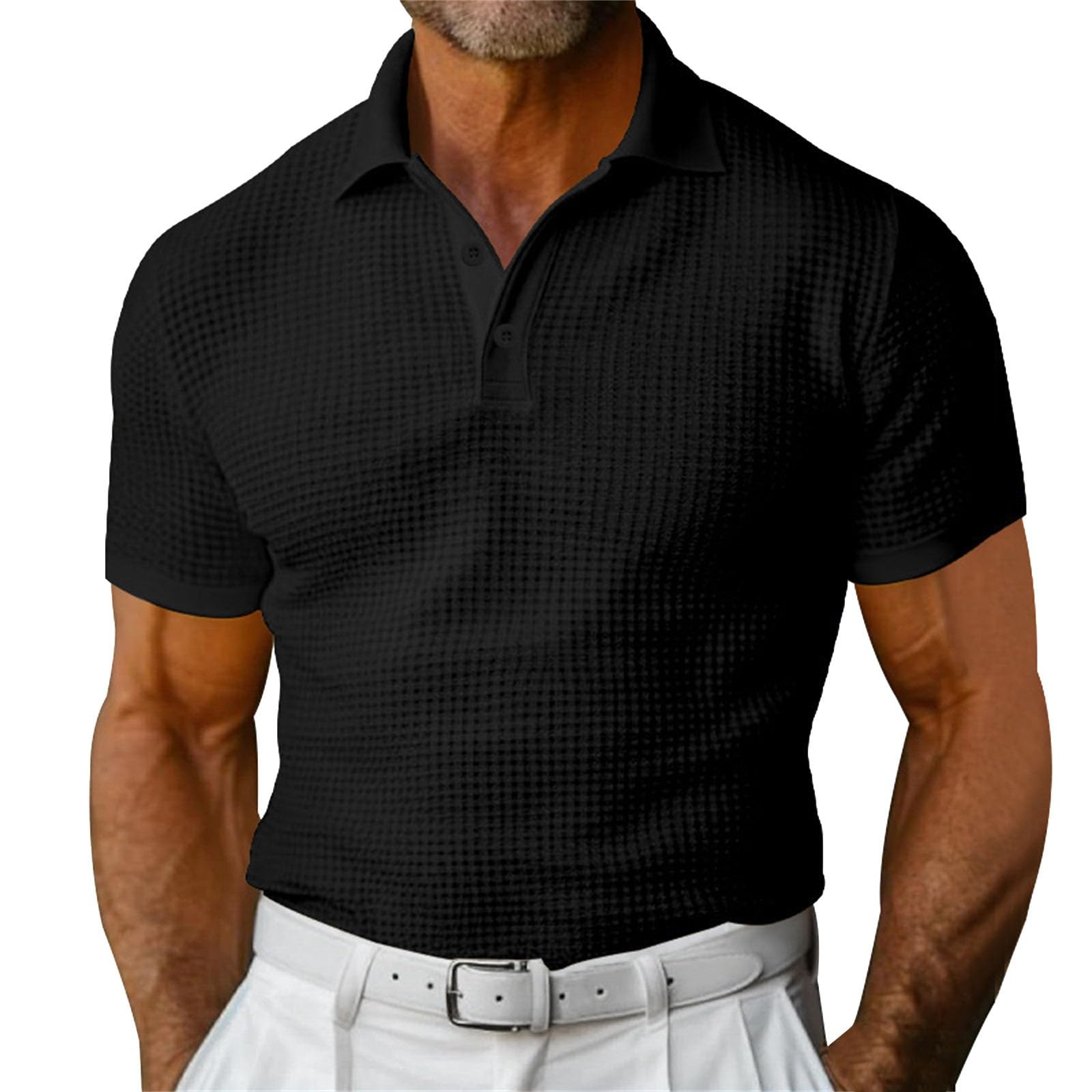 Men’s Slim Fit Short Sleeve Cotton Summer Shirt