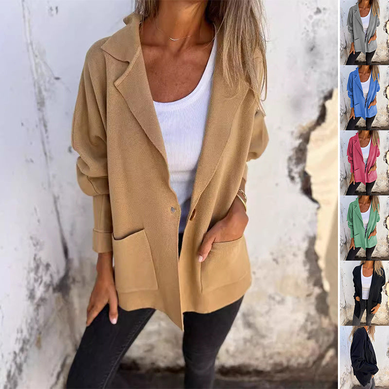 Women's Casual Lapel Jacket