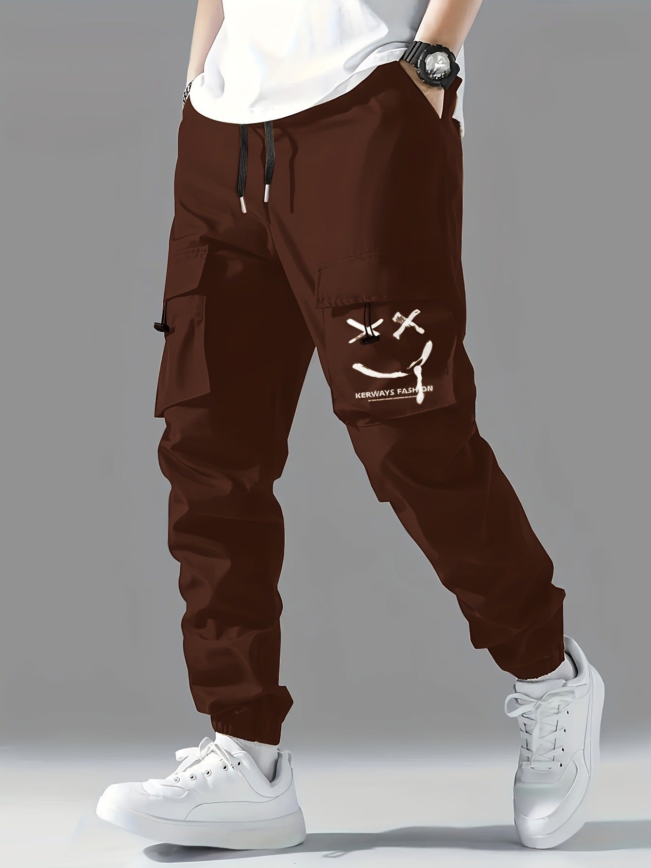 Men's Straight Leg Overalls | Ankle Tied Casual Pants