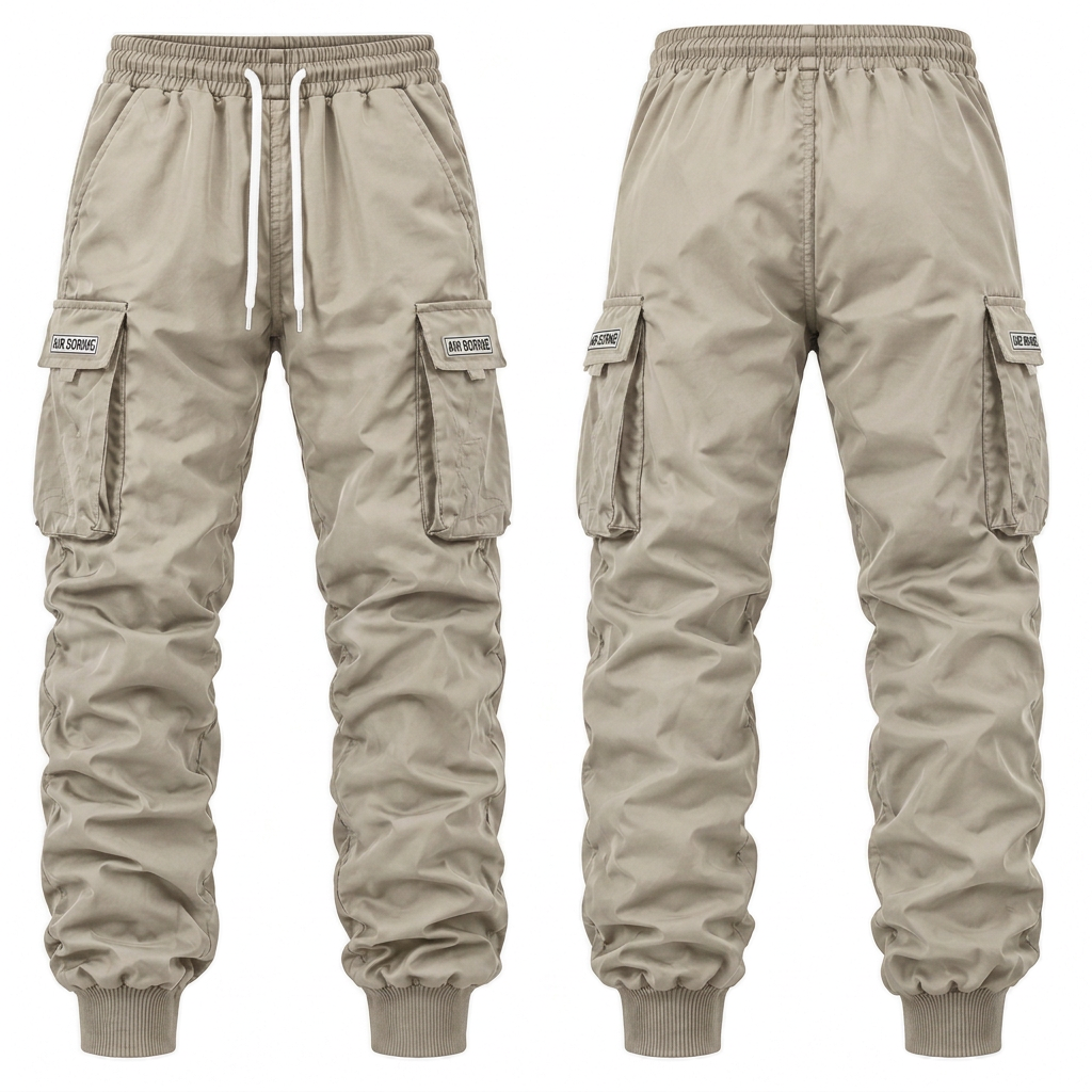 Beige cargo pants