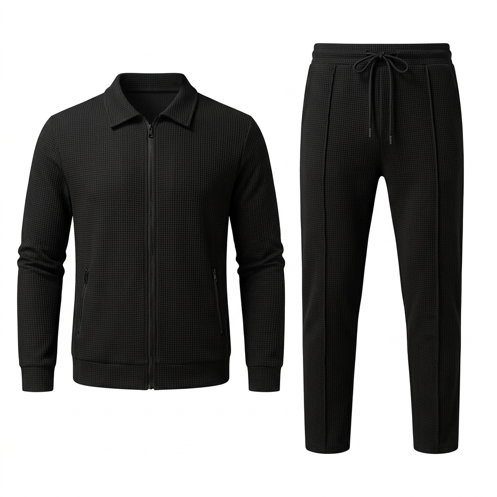 Black jacket and pants set