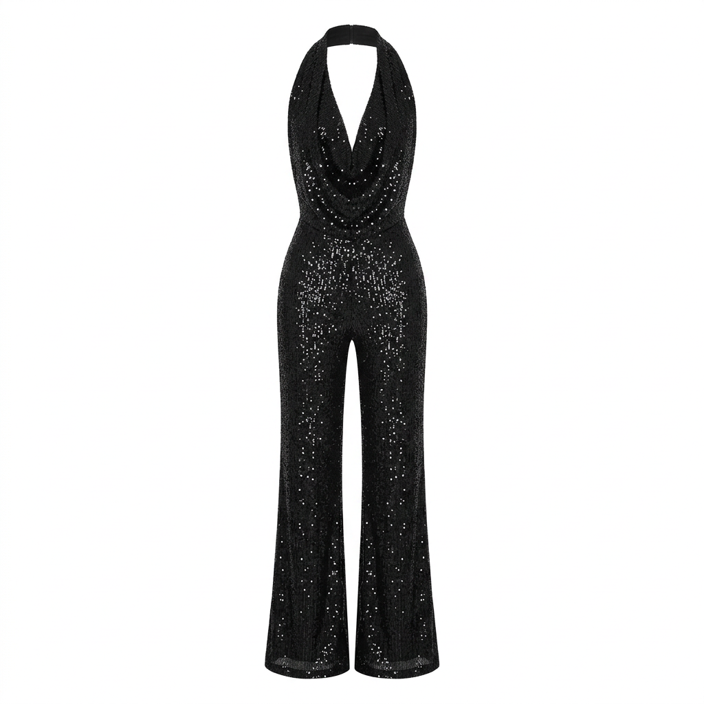 Black jumpsuit without a model