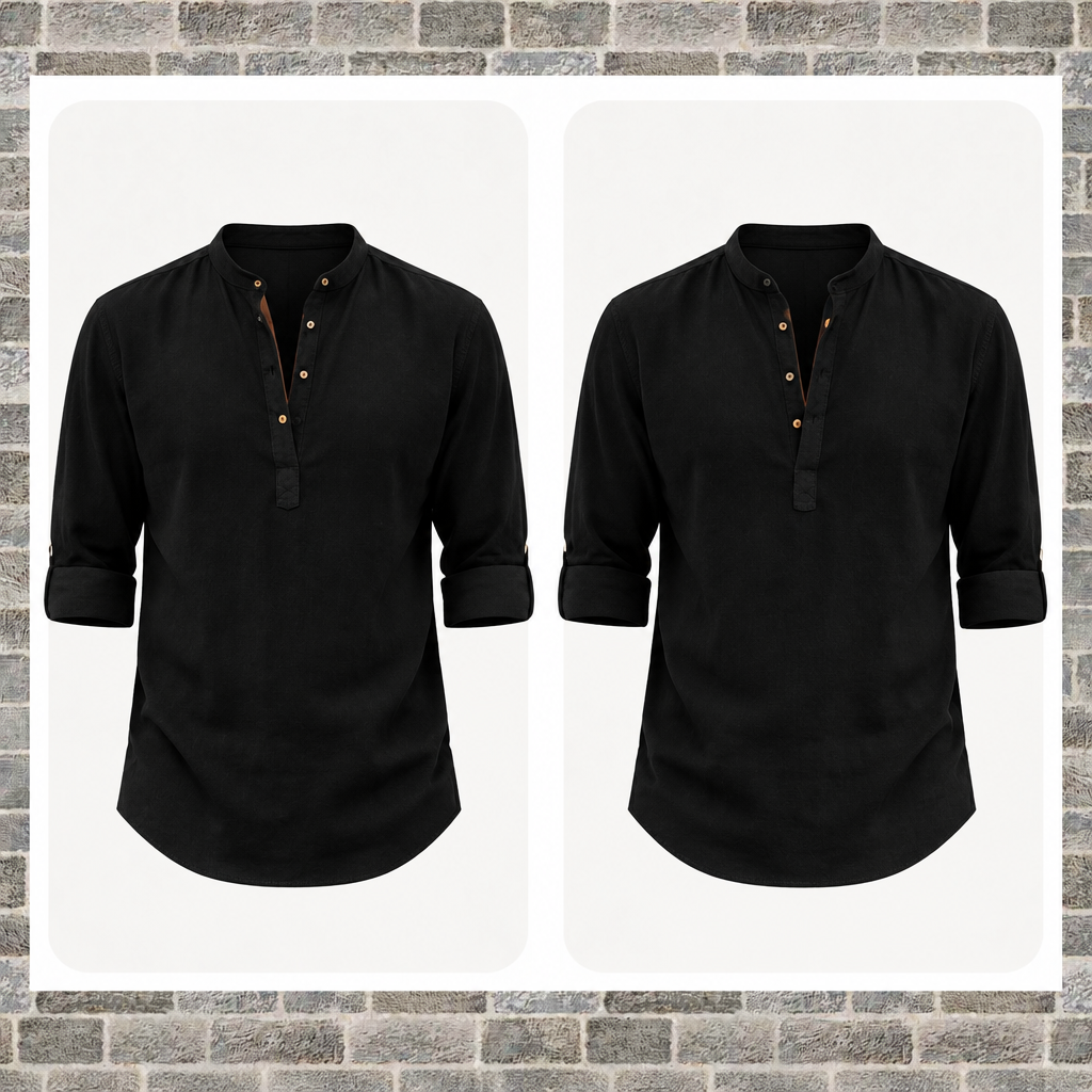 Black shirts without models