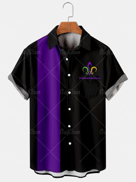 Men's Floral Hawaiian Shirt – Short Sleeve 3D Print Beach Top