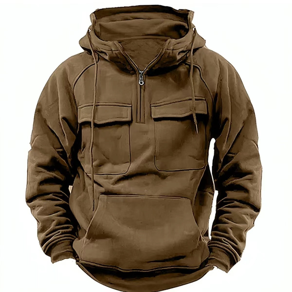 Men Fleece Sweatshirt with Pockets