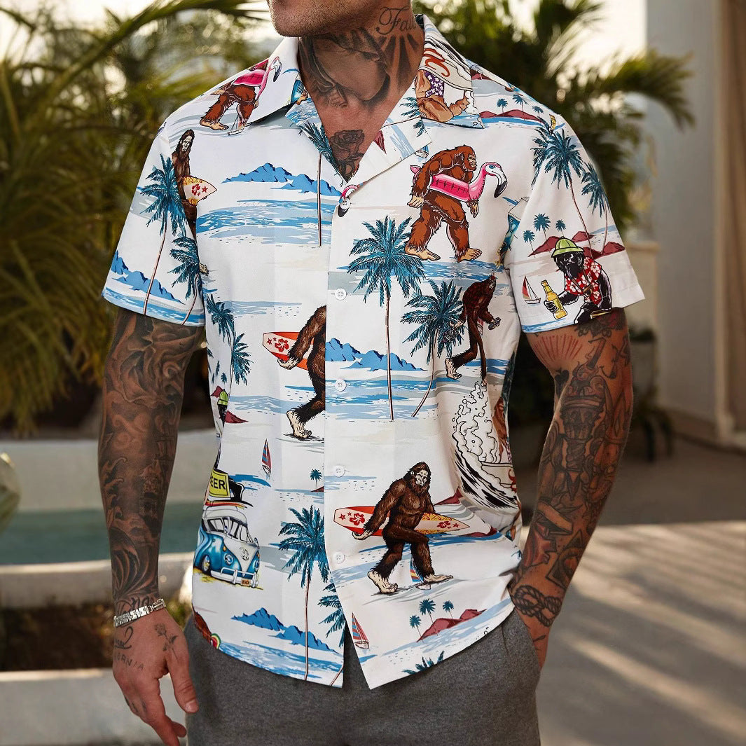 Men's Floral Print Shirt | Casual Fashion Design