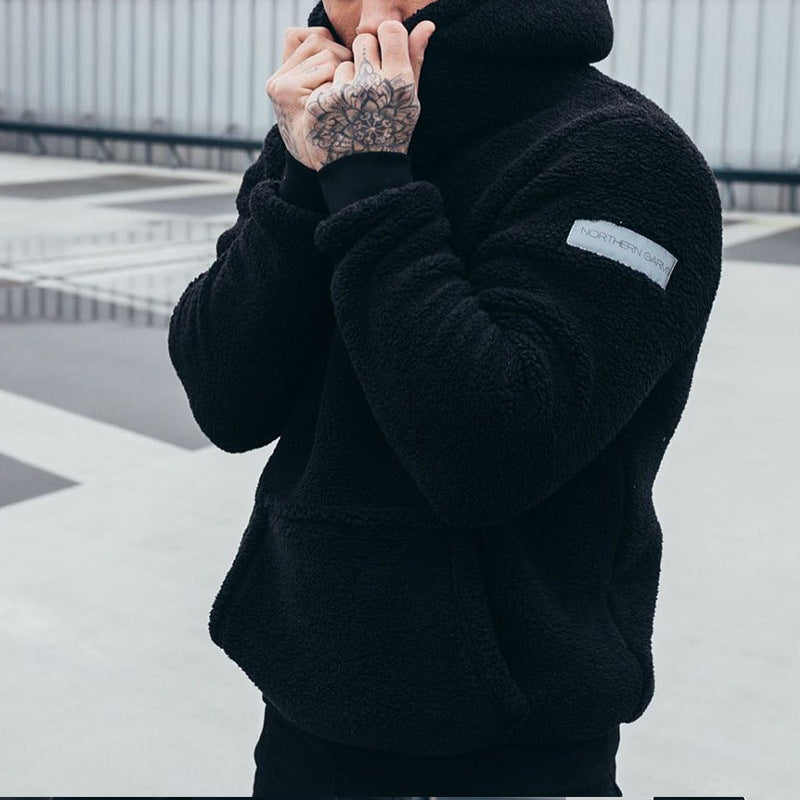 Men’s Plush Hoodie Pullover