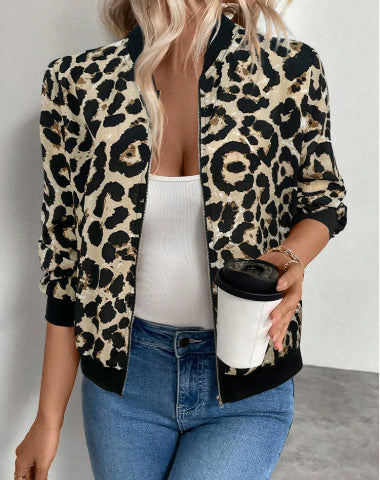 Women's Slim Fit Zip Jacket | Thin Casual Slimming Coat