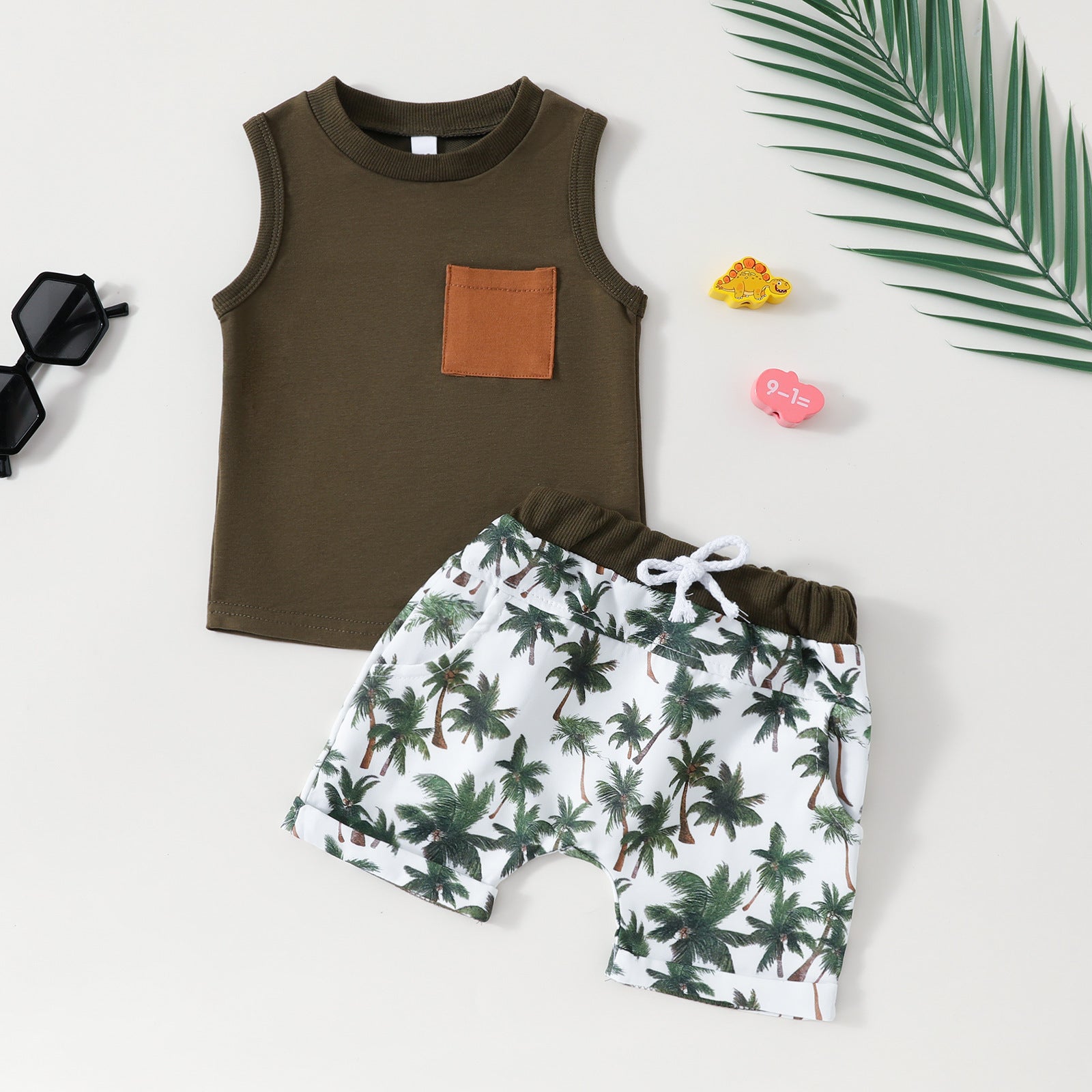 Toddler's Vest & Shorts Set | 2-Piece Summer Outfit