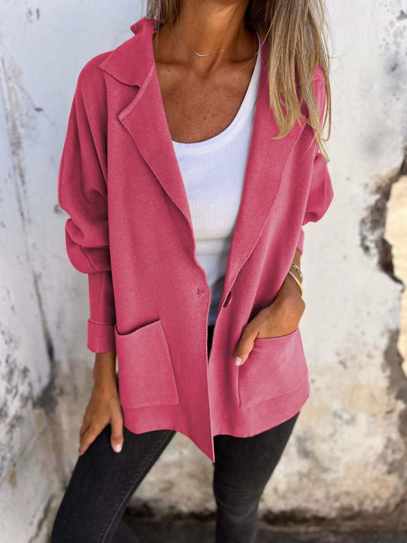 Women's Casual Lapel Jacket
