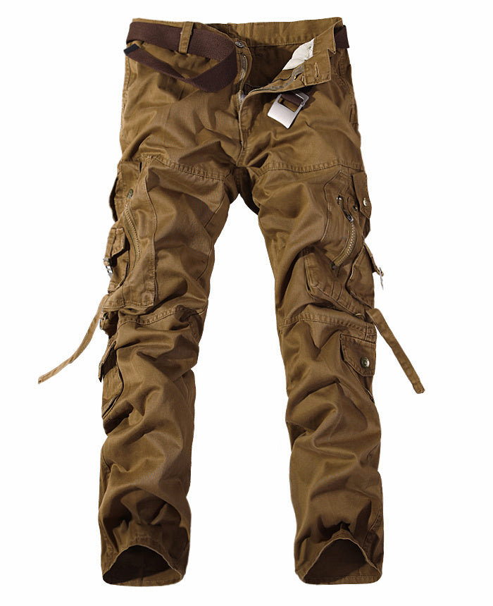 Men's Washed Cargo Pants | Premium Multi-Pocket Design