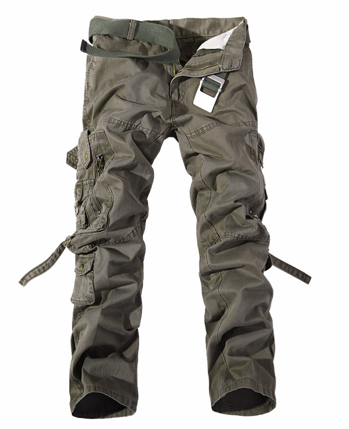 Men's Washed Cargo Pants | Premium Multi-Pocket Design