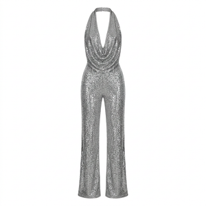 Gray jumpsuit without a model