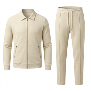 Khaki jacket and pants set