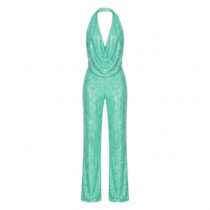 Light Green jumpsuit without a model