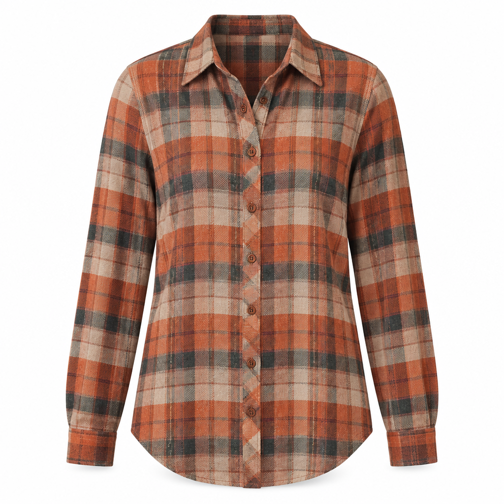 Plaid shirt without the model