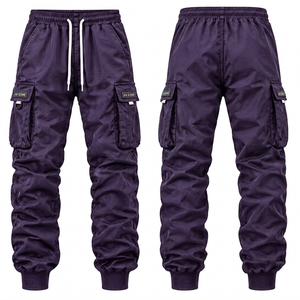 Purple cargo pants