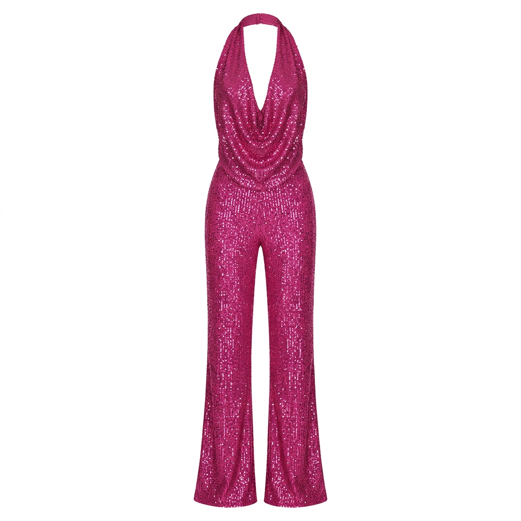 Rose Red jumpsuit without a model