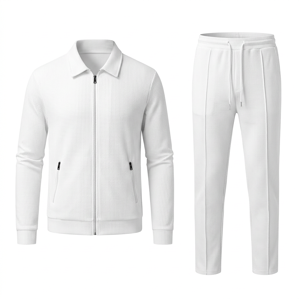 White jacket and pants set