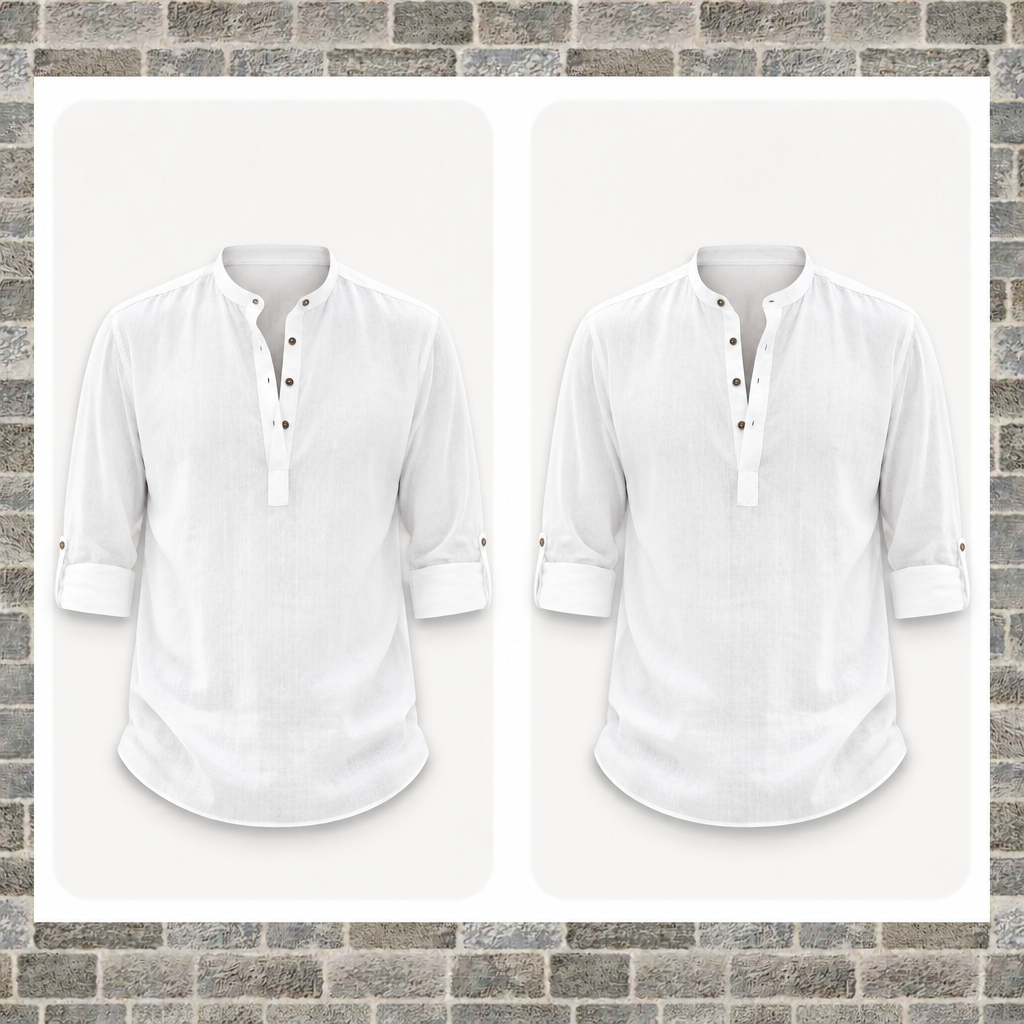 White shirts without models