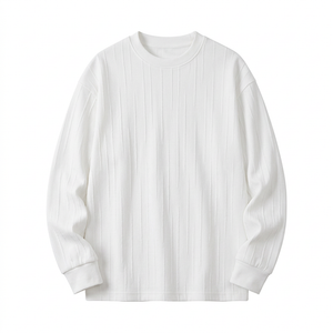White textured shirt without model